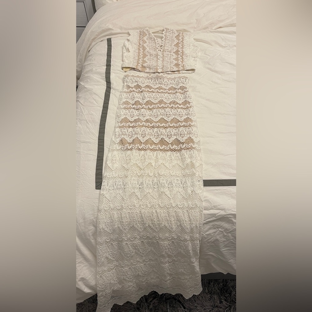 White Nightcap Clothing set - skirt & top